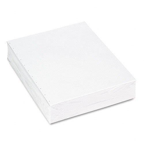 8-1/2'' x 11" Laser Cut Sheet, 20# White Stock, 11 Hole Velobind Punch (Carton of 2500)