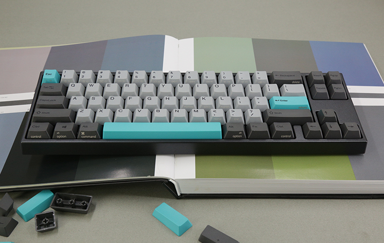 2, 60% Wired/Wireless Mechanical Keyboard (Kailh Box Brown Switch/White Case) - Full Keys Programmable - True RGB Backlit - Tap Arrow Keys - Double Shot PBT Keycaps - NKRO - 1900mAh Battery