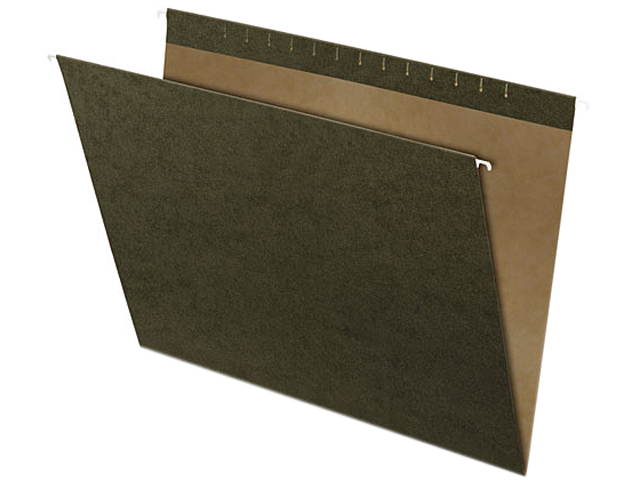 Tops 4158EE X-Ray Hanging Folders, Standard Green