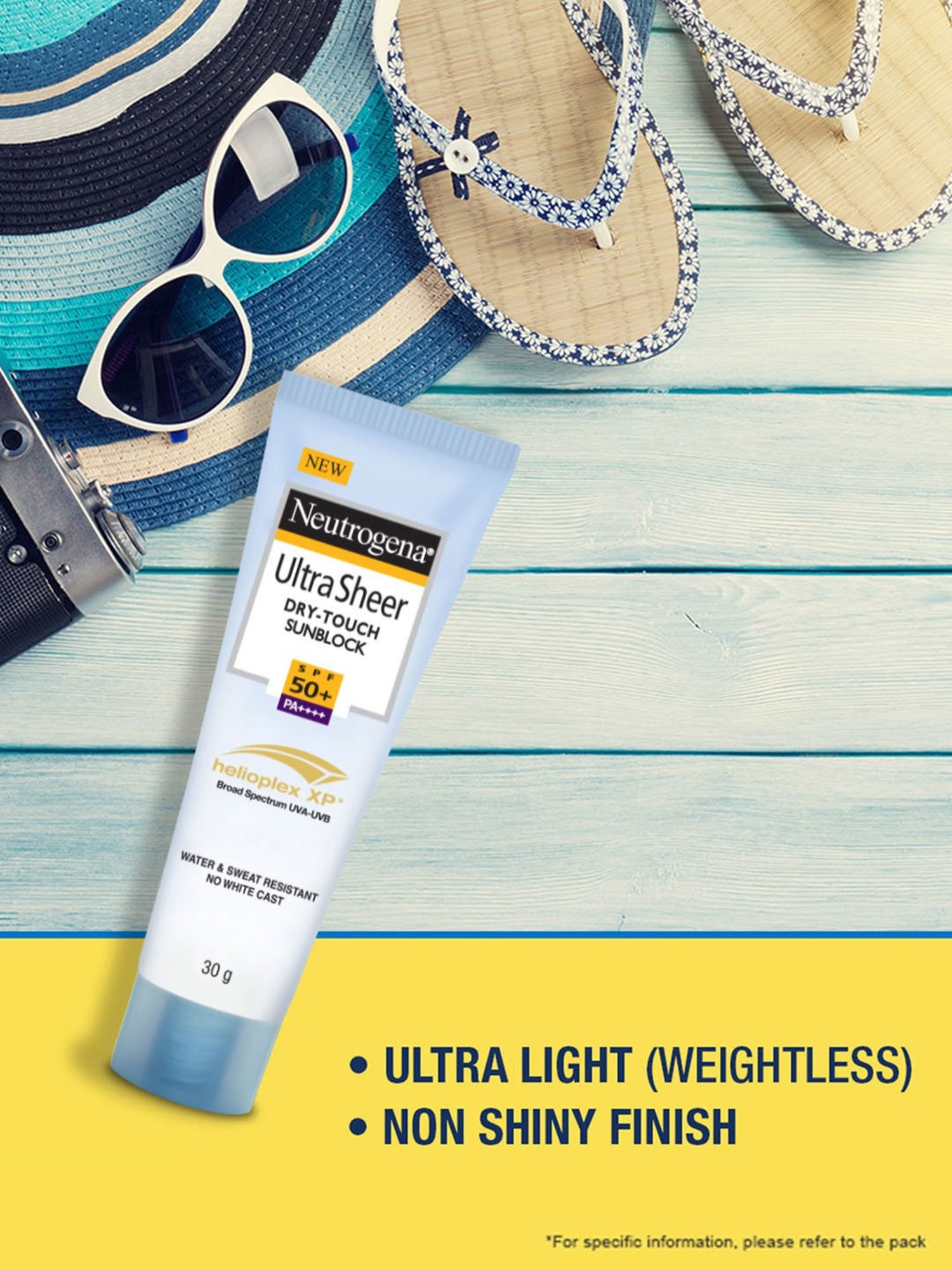 Neutrogena Ultra Sheer Dry-Touch Sunblock SPF 50+ PA++++ - 80 gm