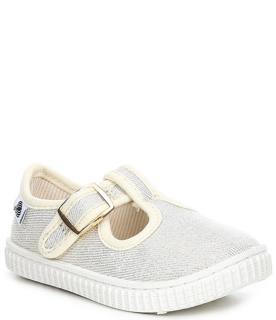 Copper Key Adventure Wear Girl's Bestee-A Washable Canvas T-Strap Sneakers (Infant)