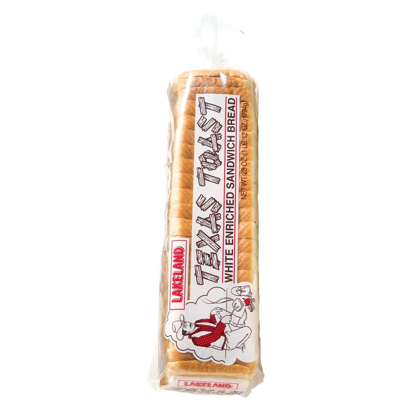 Lakeland Texas Toast White Sandwich Bread - 28oz