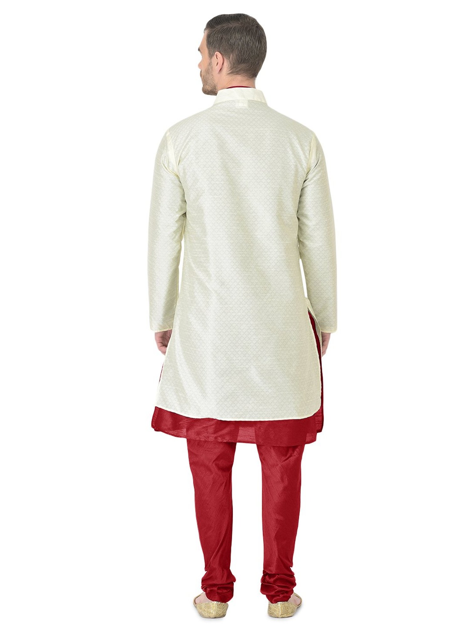 SG RAJASAHAB Multi Regular Fit Self Pattern Kurta Set