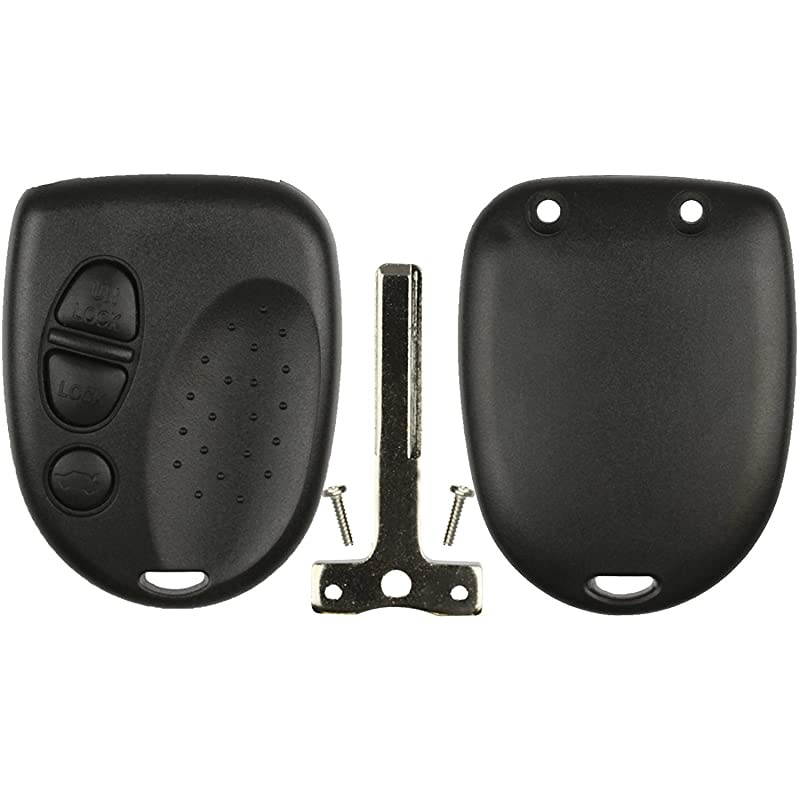 Keyless Entry Remote Car Key Fob Uncut Key blade Shell Case Cover For Pontiac GTO