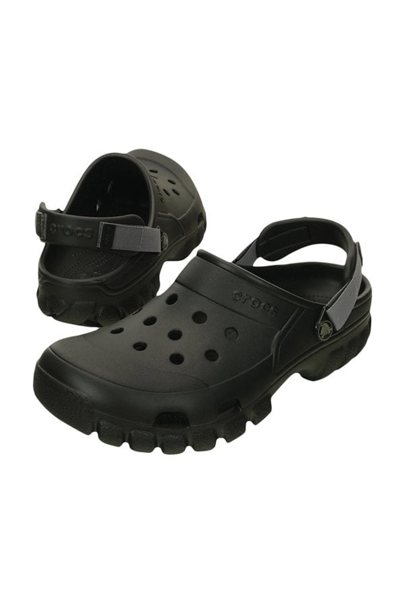Crocs Unisex Offroad Sport Black & Grey Clogs