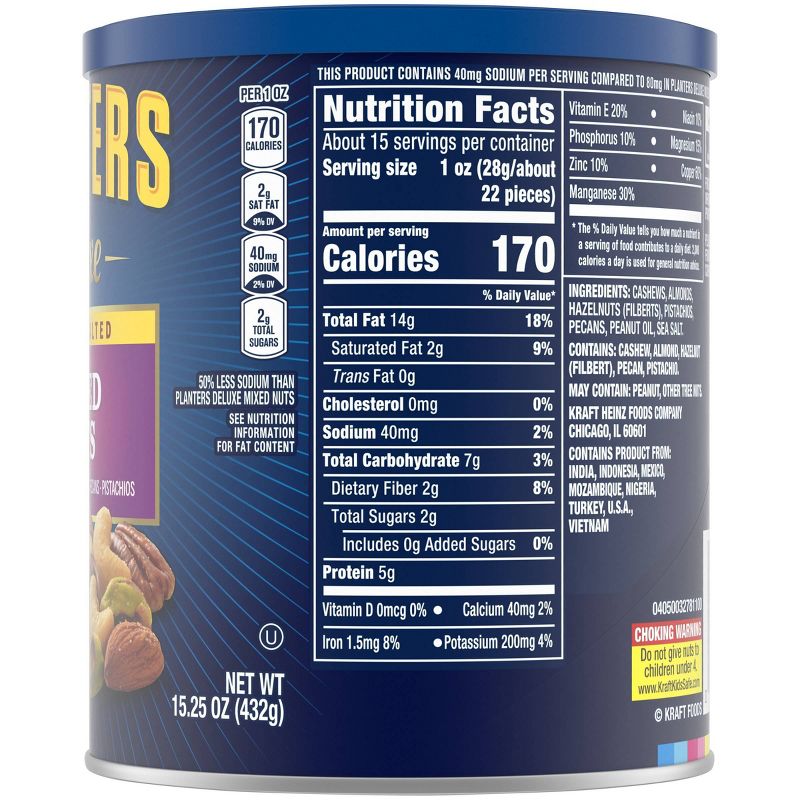 Planters Deluxe Lightly Salted Mixed Nuts-15.25oz