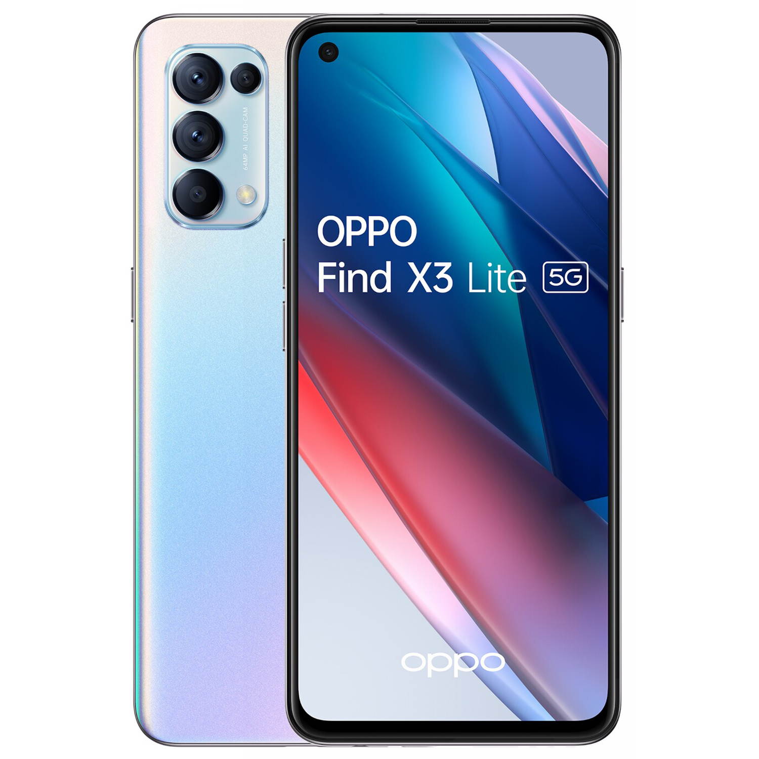 Oppo Find X3 Lite Dual-SIM 128GB ROM + 8GB RAM (GSM Only | No CDMA) Factory Unlocked 5G Android Smartphone (Astral Blue) - International Version