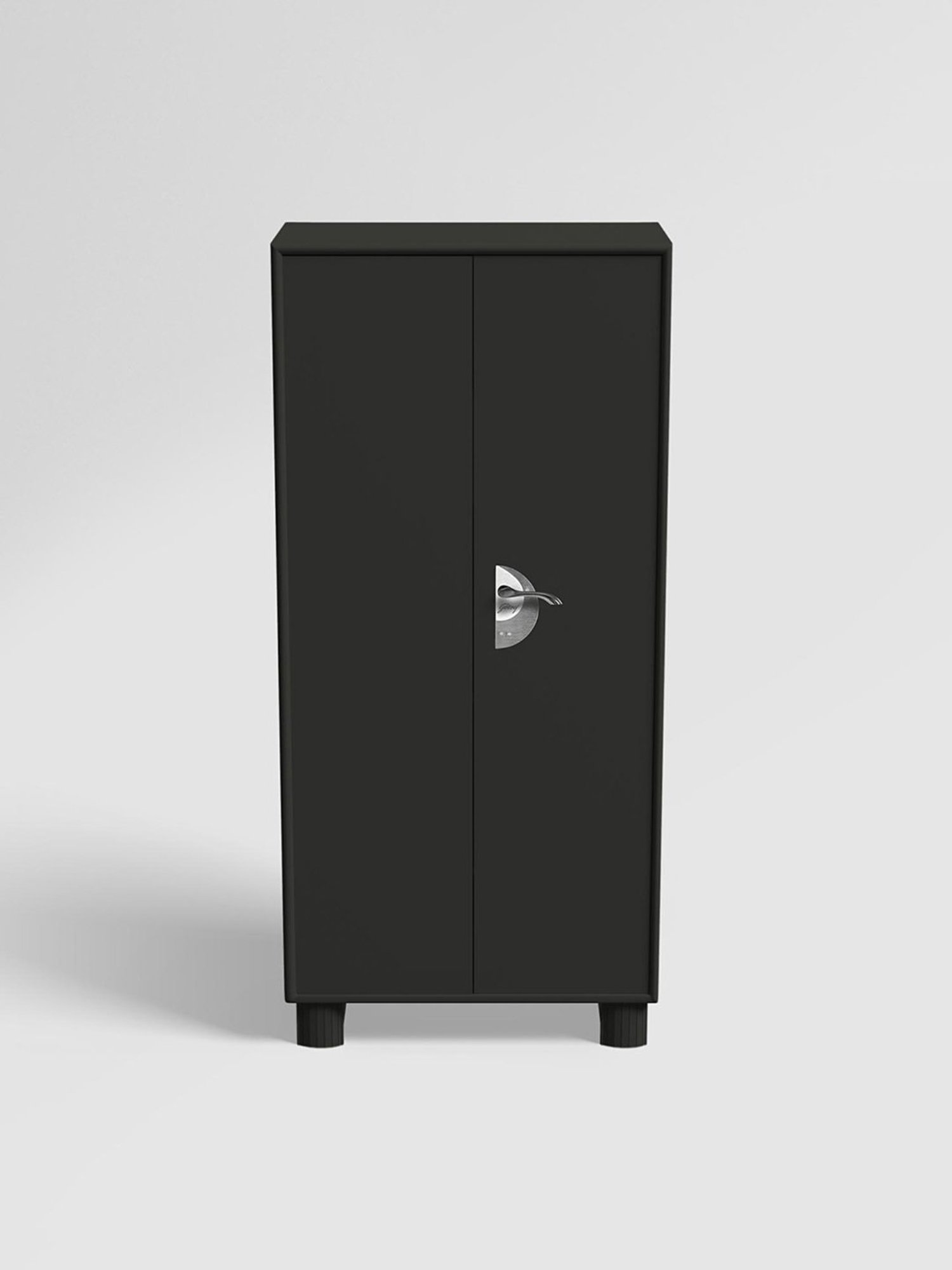 Godrej Interio Storwel  M2 2-Door Steel Almirah, Graphite Grey (1-Year Warranty, 1 Locker)