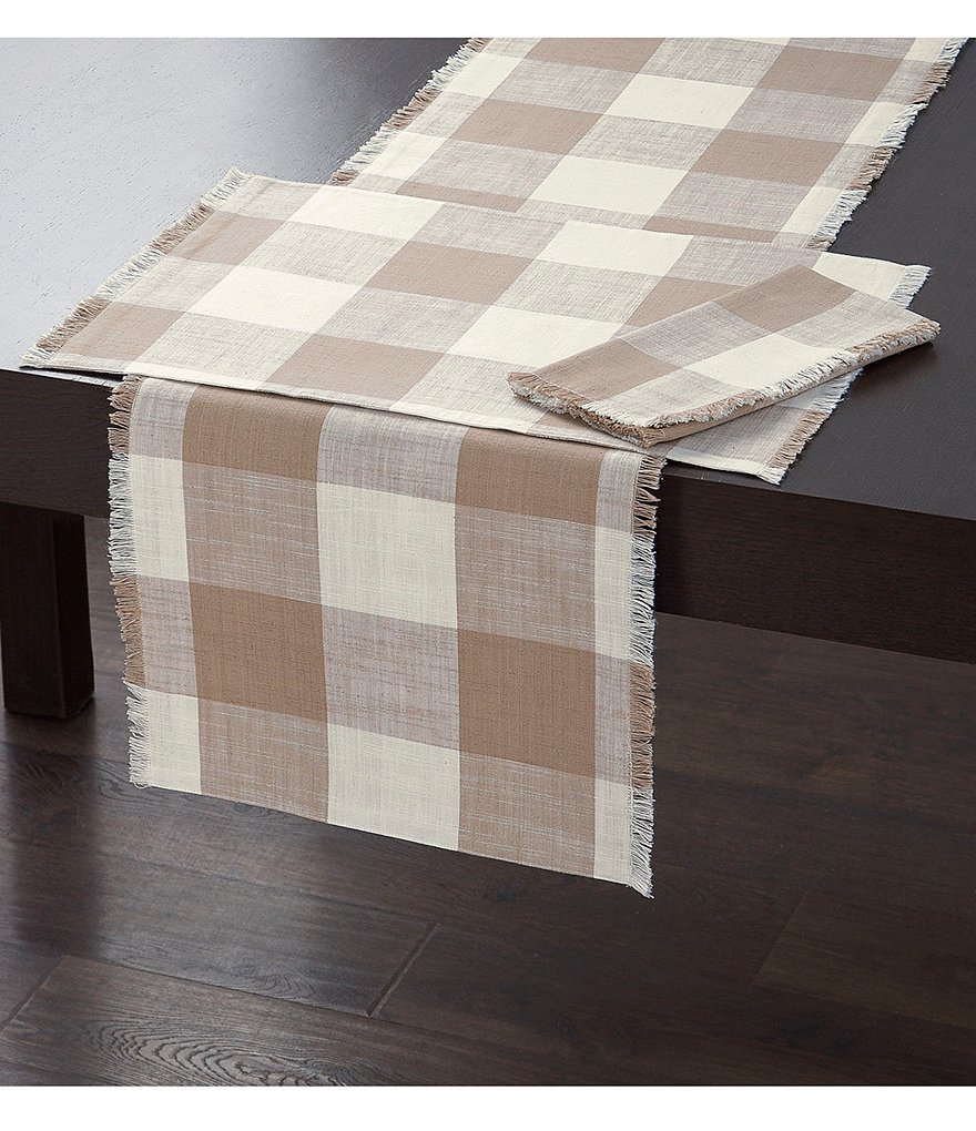 Southern Living Wide Buffalo Check Runner