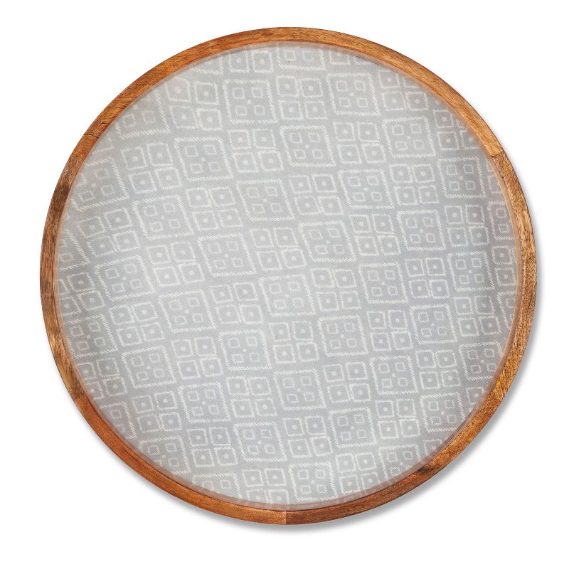 17" x 14" Acrylic June Journal Minimalist Lines Tray - society6