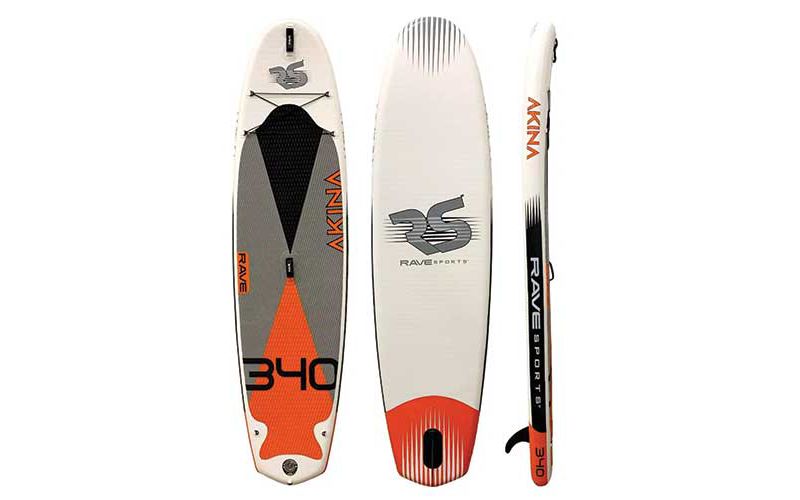 Rave Akina Inflatable Stand Up Paddleboard 11'2" Monarch Orange