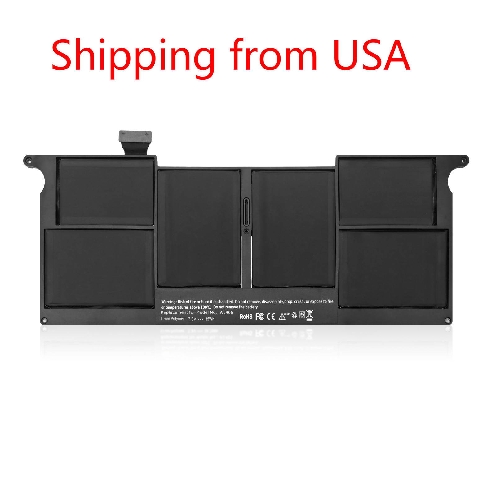 Laptop Battery A1406 for MacBook Air 11'' A1370 2011, A1465 2012-2014