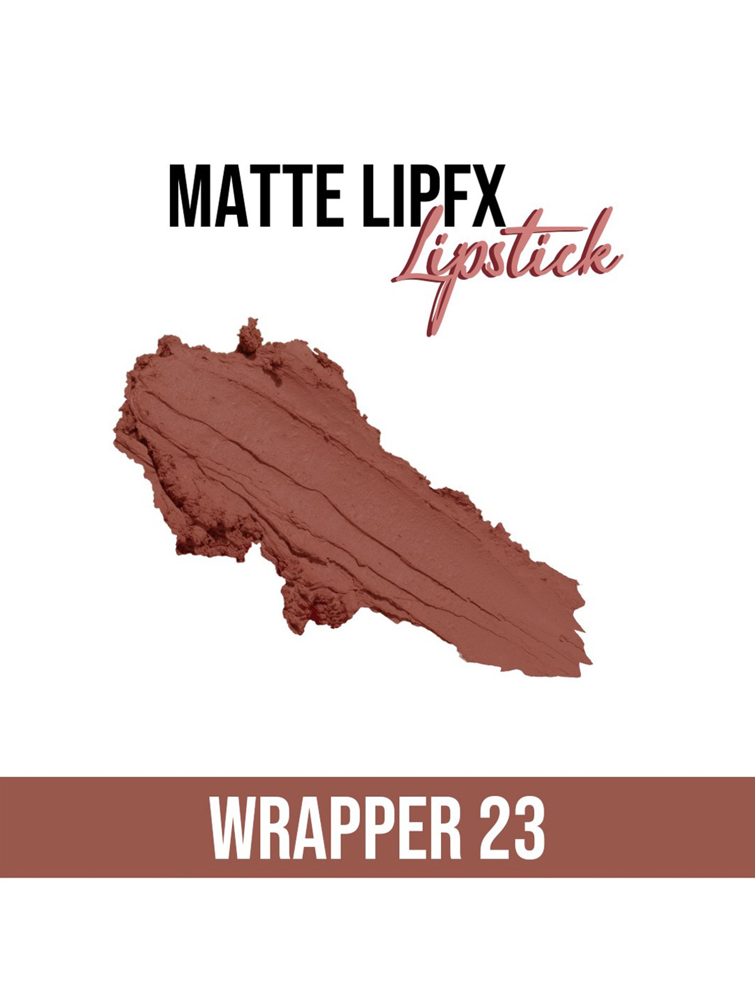 C2P PROFESSIONAL MAKEUP Matte Lip FX Lipstick Wrapper 23 - 3.5 gm