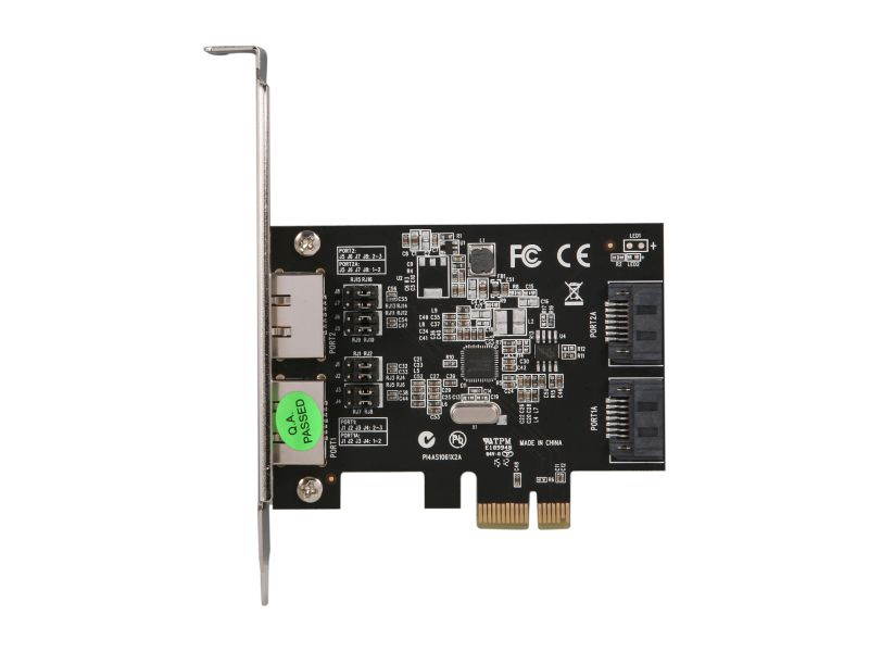 VANTEC 2 Channel 4-Port SATA 6 Gb/s PCIe Host Card Model UGT-ST622