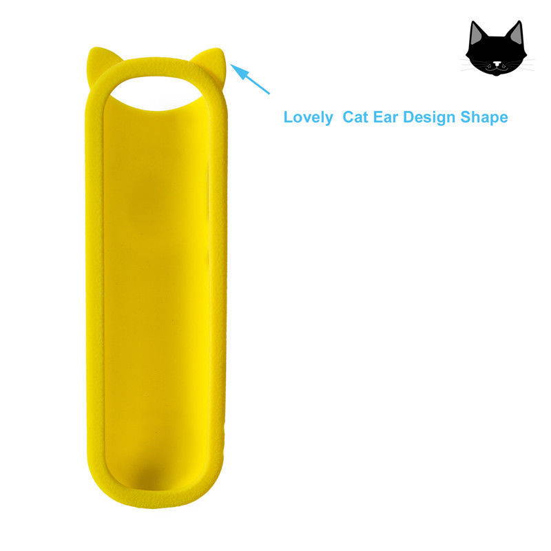 Remote Control For TCL Roku TV Control w/ Netflix Amazon Vudu Radio Key + Yellow Silicone Case