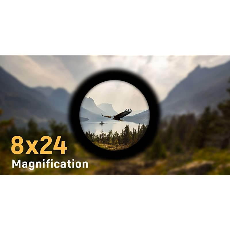 Monocular for Adults Monocular Scope Super Lightweight only 035lbs with 824x high Powered Magnification Hunting Monocular Monoscope Pocket Scope M6