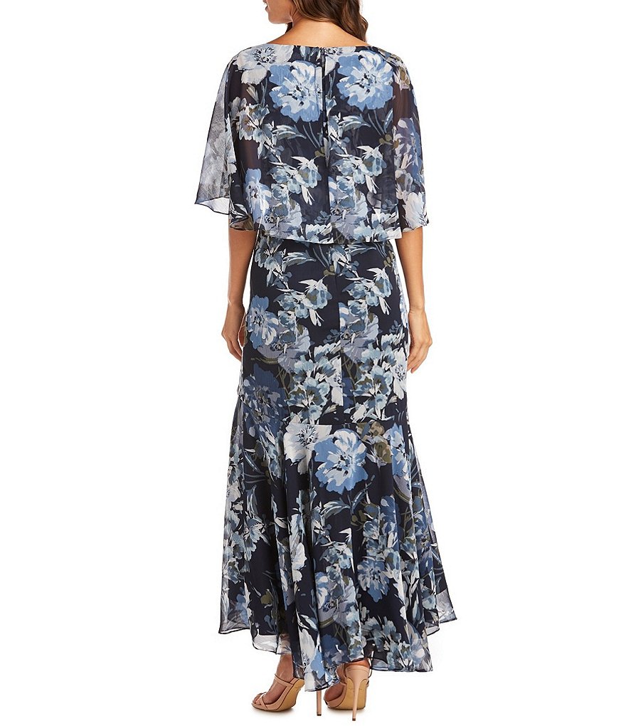 White Boho Stripes & Floral Print Floor Length Tank Dress