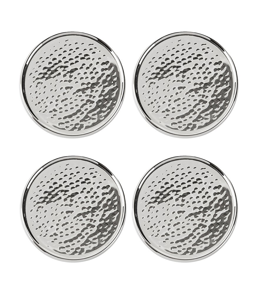 Southern Living Modern Stainless Steel Hammered Cocktail Shaker