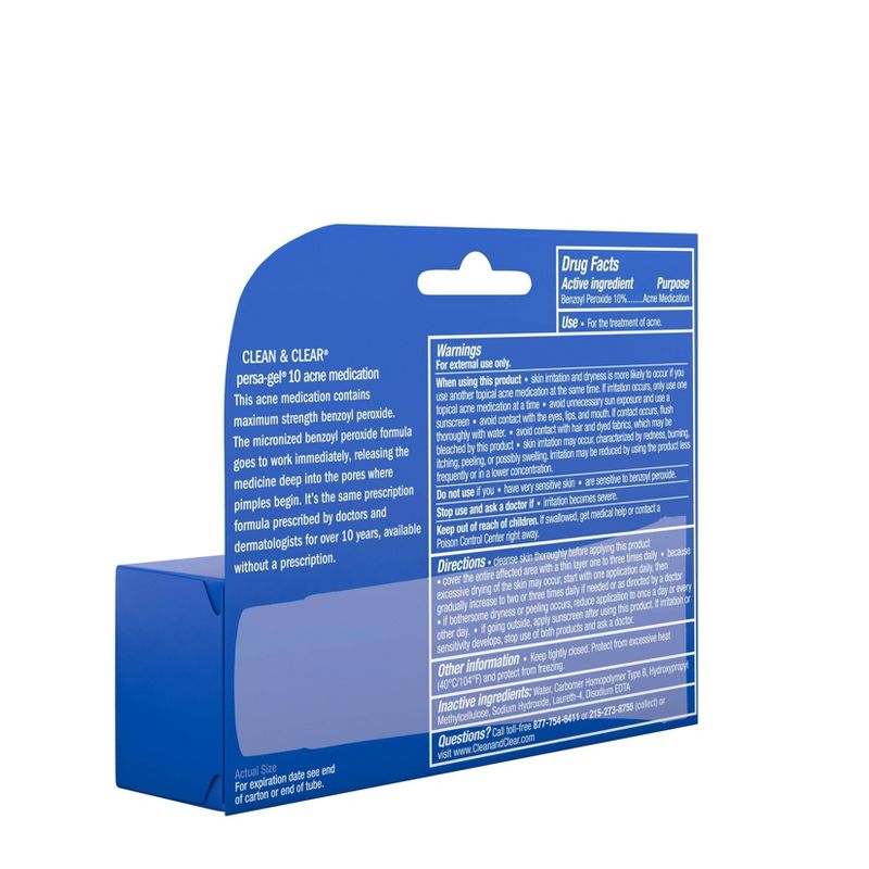 Clean & Clear Persa-Gel10 Acne Medication - 1oz