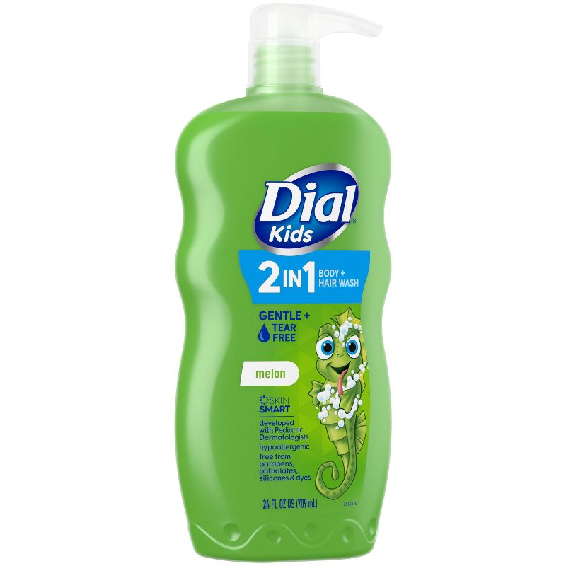 Dial Melon 2-in-1 Body and Hair Wash for Kids - 24 fl oz