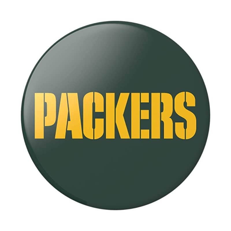 PopGrip with Swappable Top for Phones & Tablets - NFL - Green Bay Packers Logo