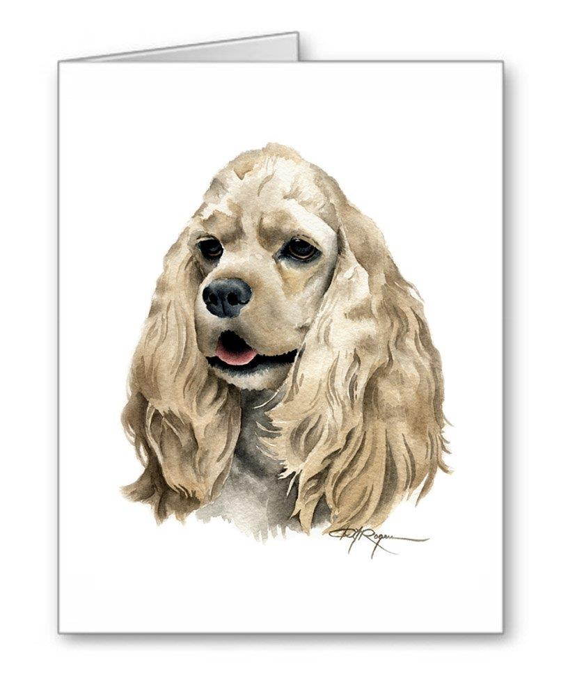 Cocker Spaniel - Set of 10 Note Cards With Envelopes