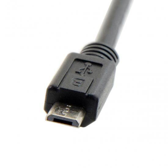 Xiwai  5m Micro USB 5Pin Male to Female Extension Panel Mount Type Cable with Screws