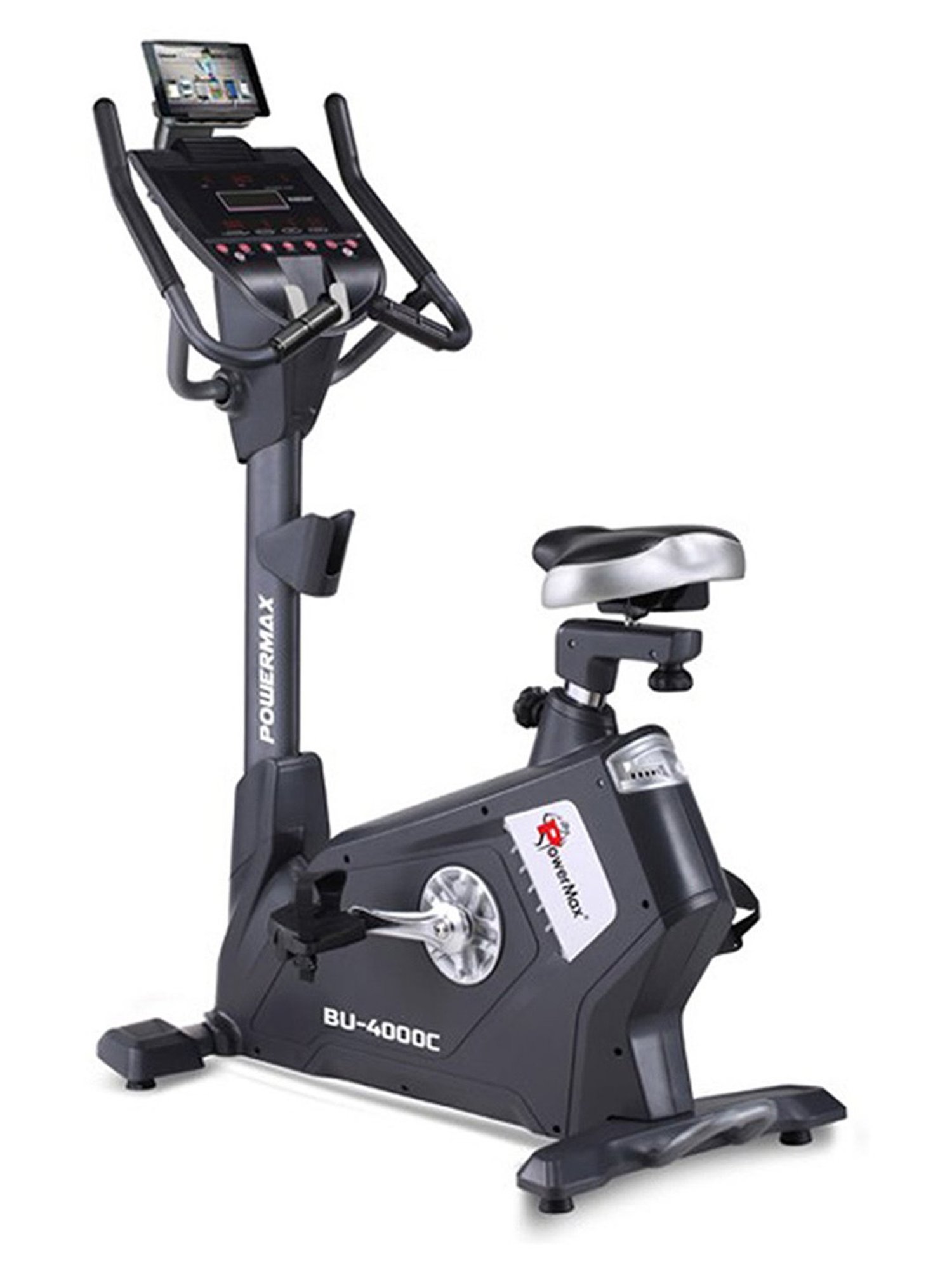 PowerMax Fitness BU-4000C Upright Bike (Black)