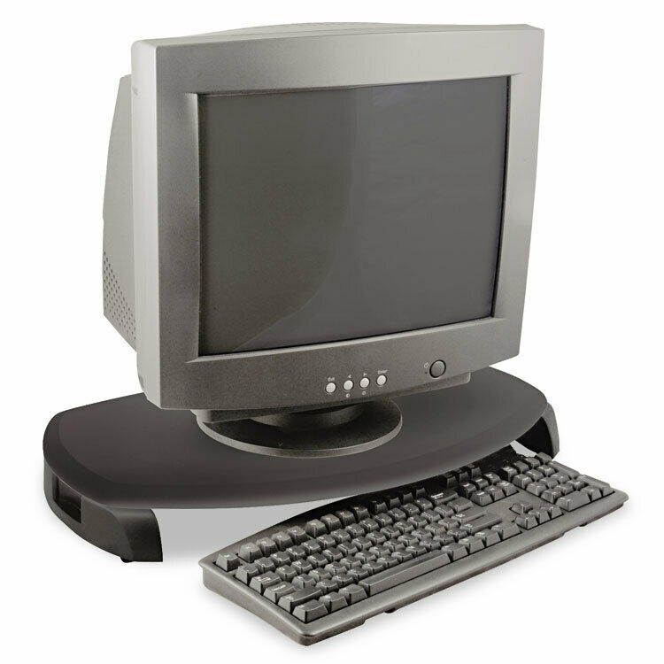 Kantek CRT/LCD Stand with Keyboard Storage 23 x 13 1/4 x 3 Black MS280B