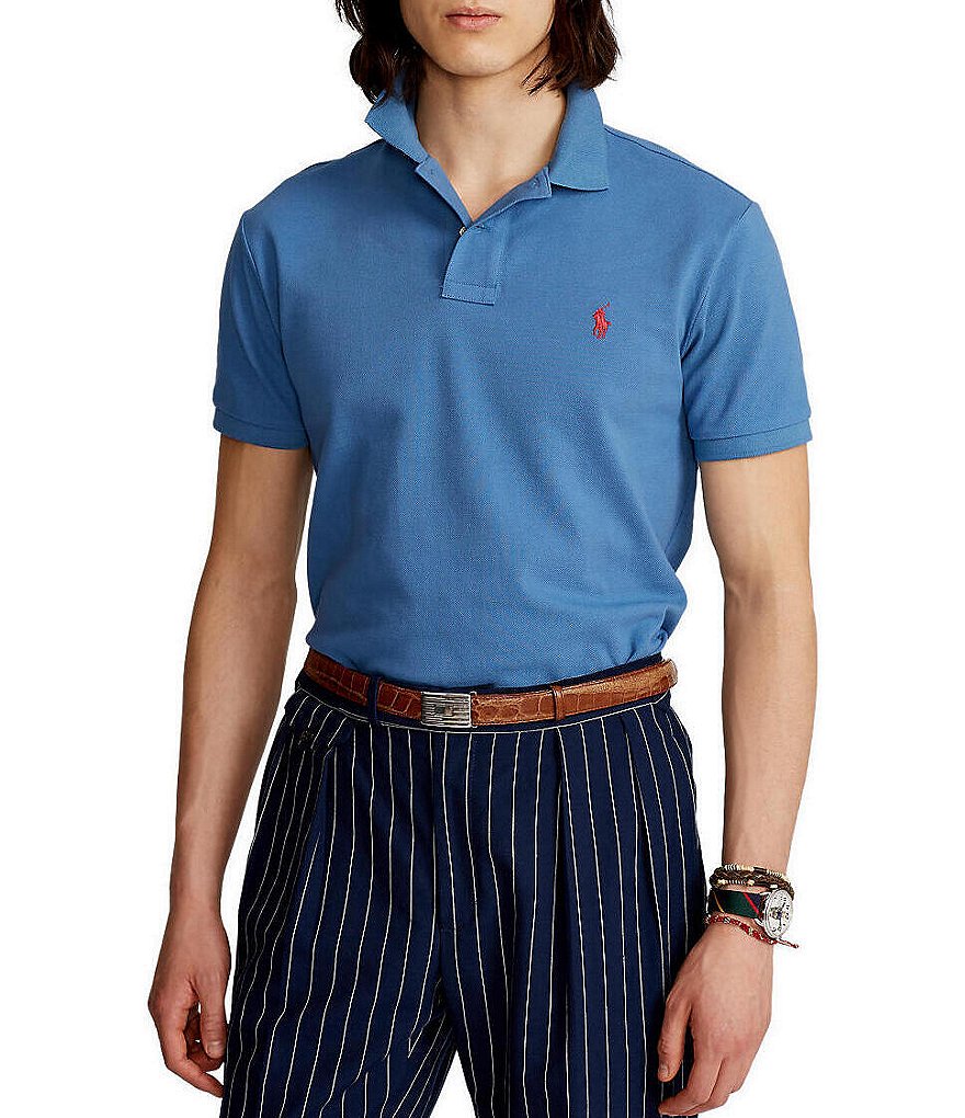Polo Ralph Lauren Classic-Fit Solid Mesh Polo Shirt