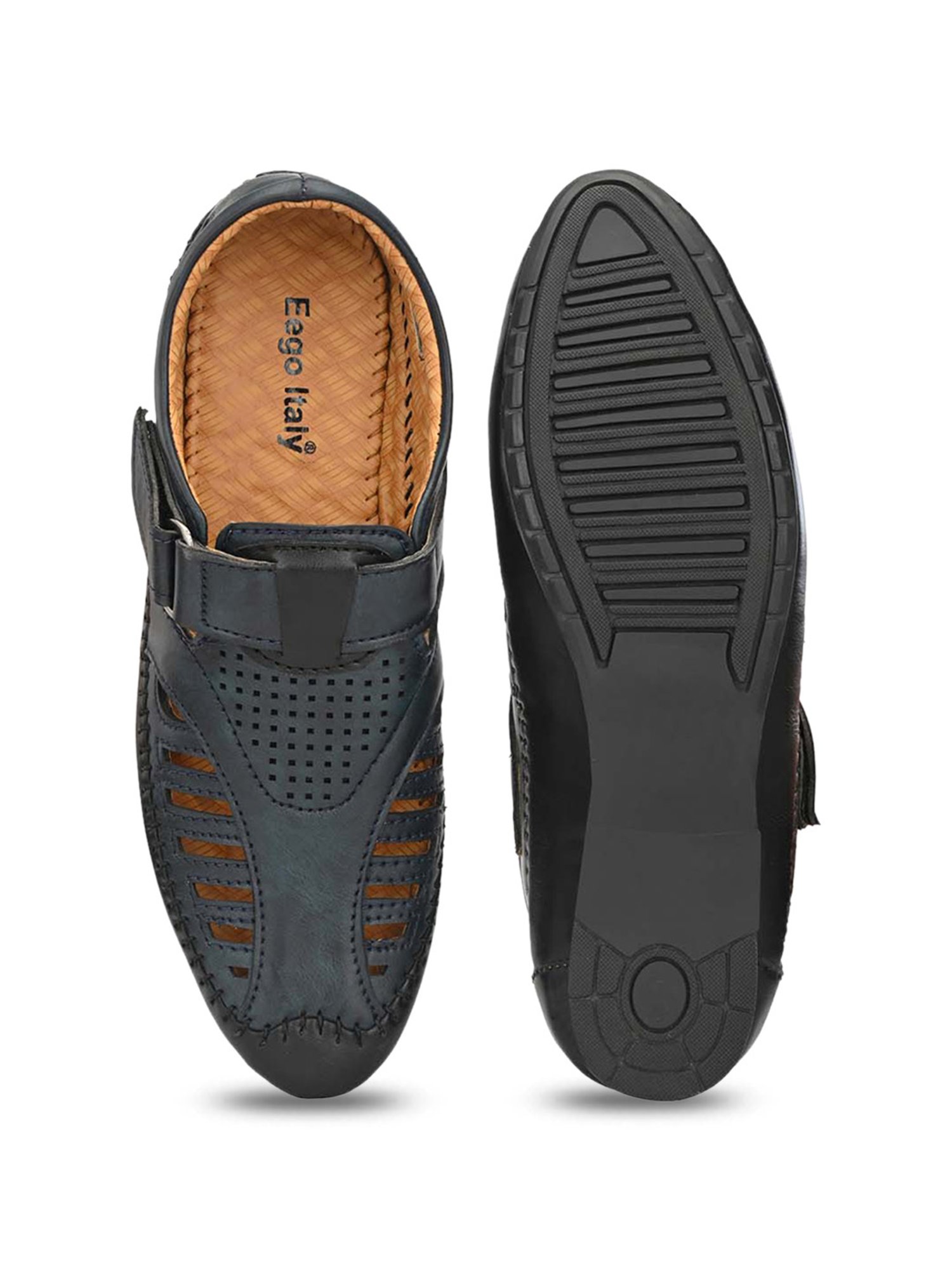 Eego Italy Men's Blue Fisherman Sandals