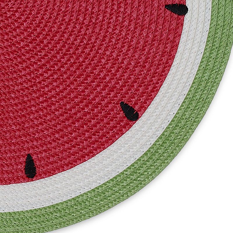 6pk Cotton Summer Day Watermelon Placemats - Design Imports