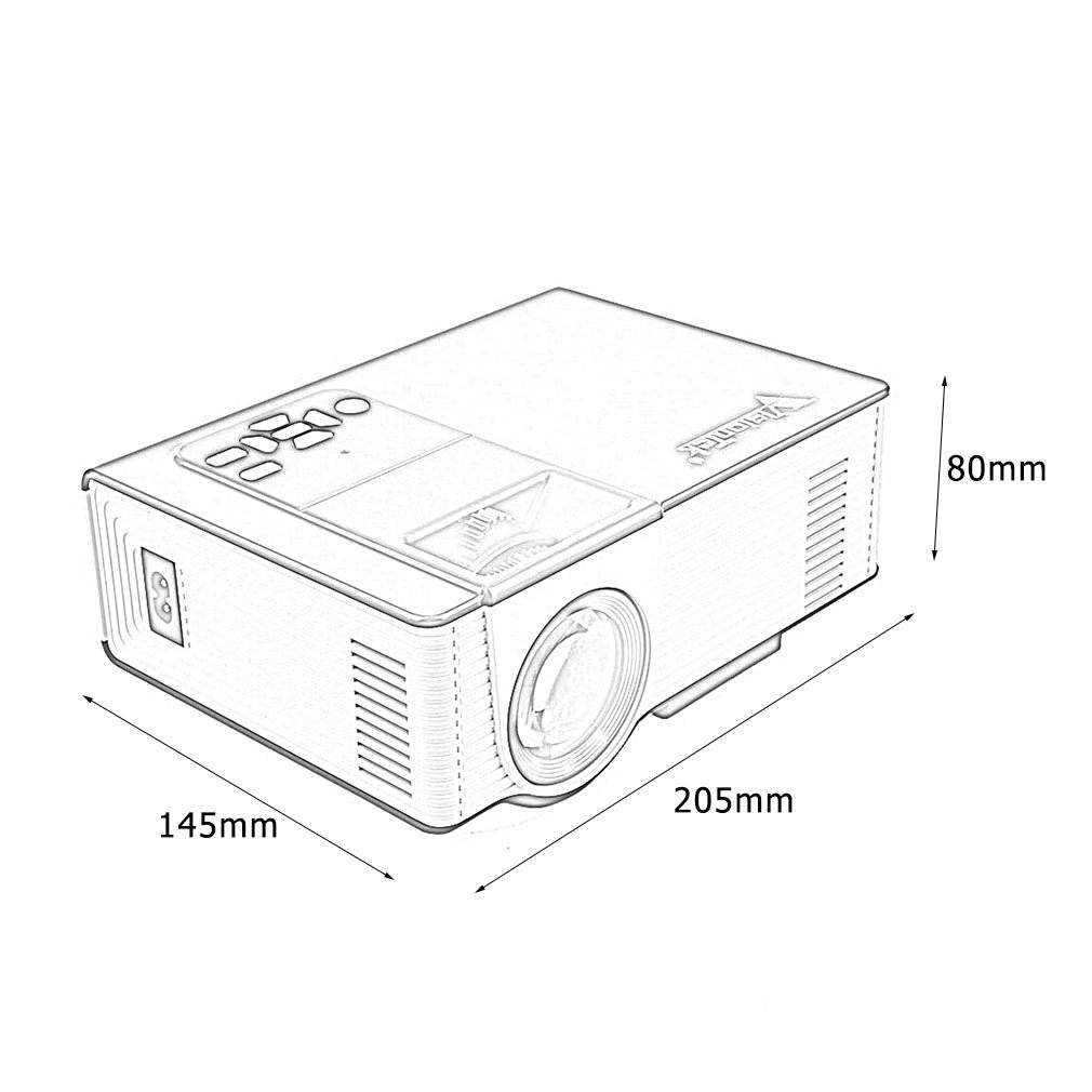 HD 1080p 3D Wifi LED Projector Home Theater Cinema Business Data Show Digital