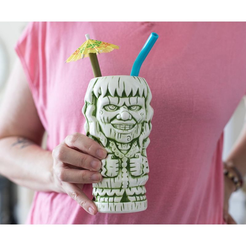 Beeline Creative Geeki Tikis The Exorcist Regan Mug | Ceramic Tiki Style Cup | Holds 18 Ounces