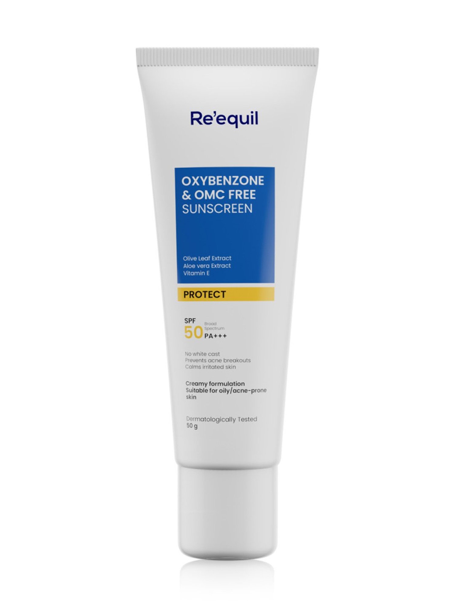 Re'equil Oxybenzone Free Sunscreen Spf 50 - 50 gm
