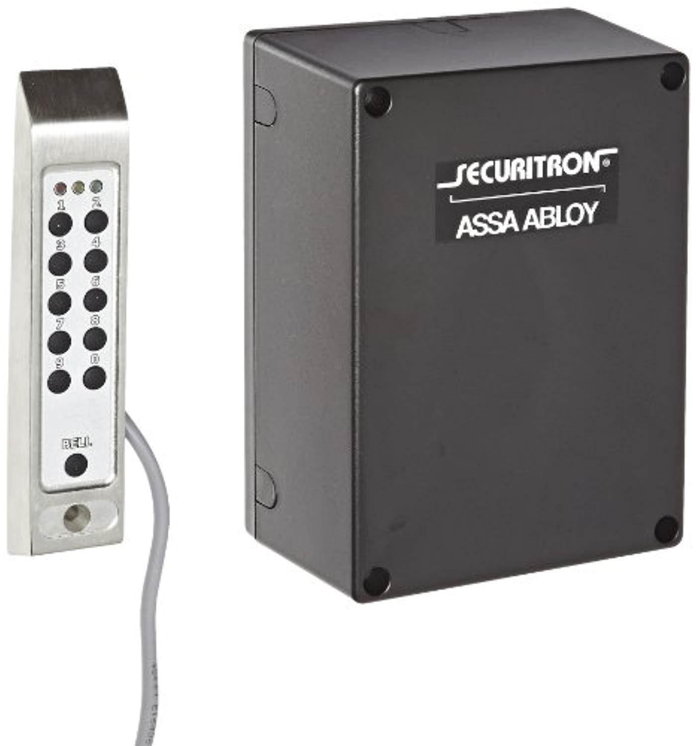 Securitron Stainless Steel Narrow Stile Digital Keypad System, Satin Stainless Finish