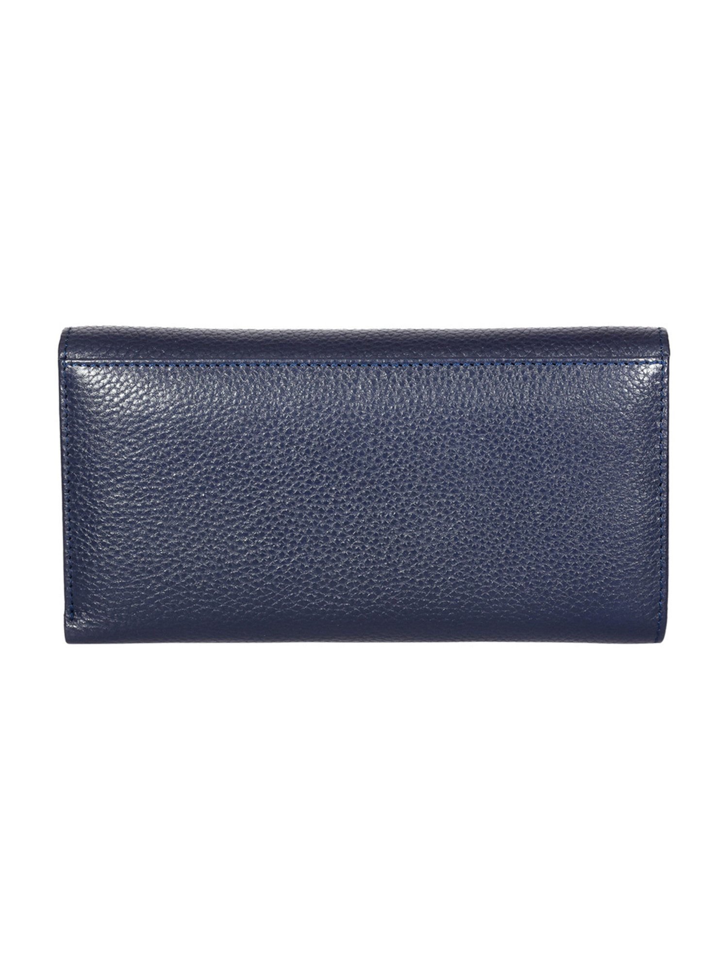 Sassora Lyla Navy Blue Large Leather Purse