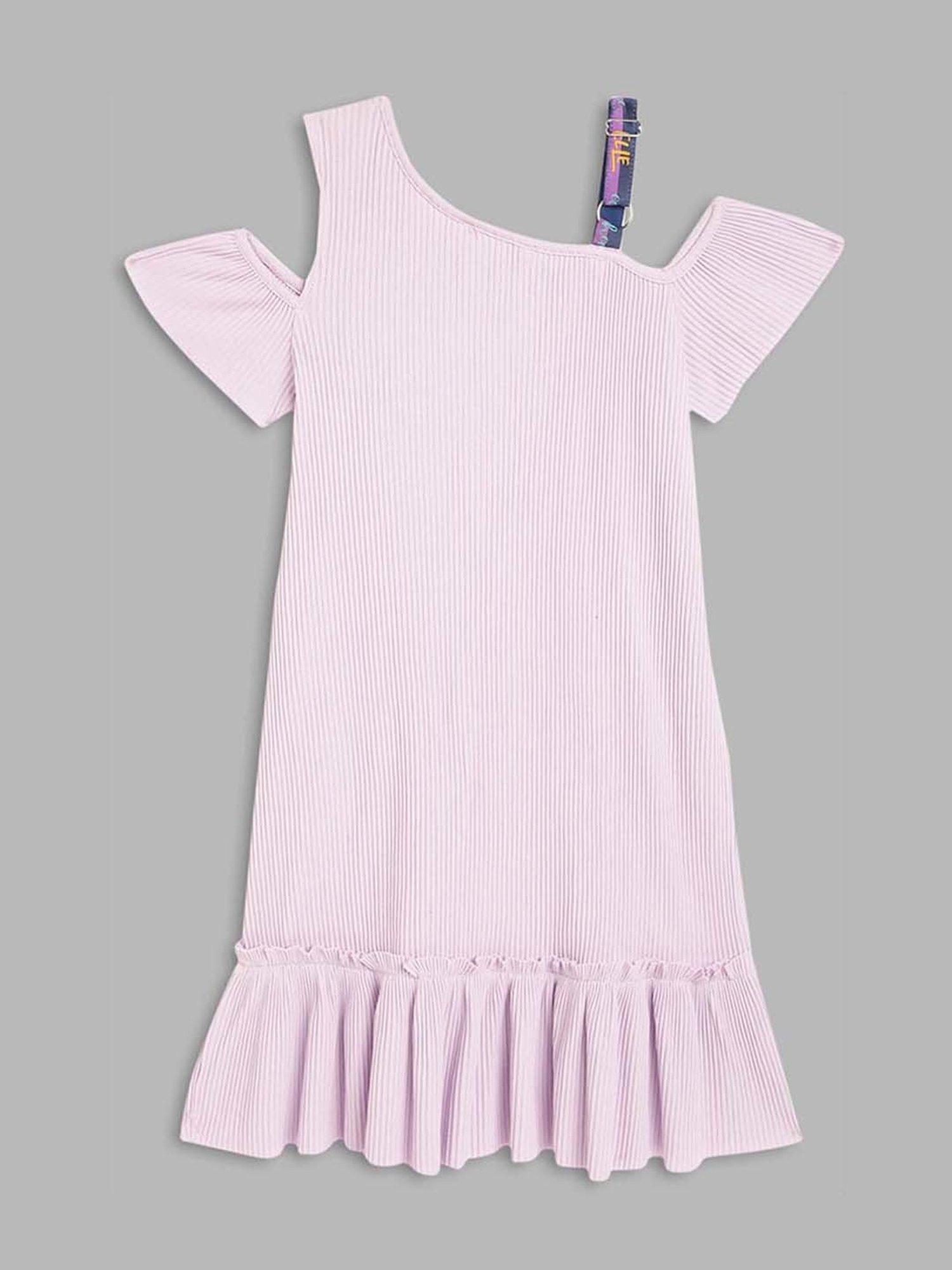 Elle Kids Kids Purple Applique Dress