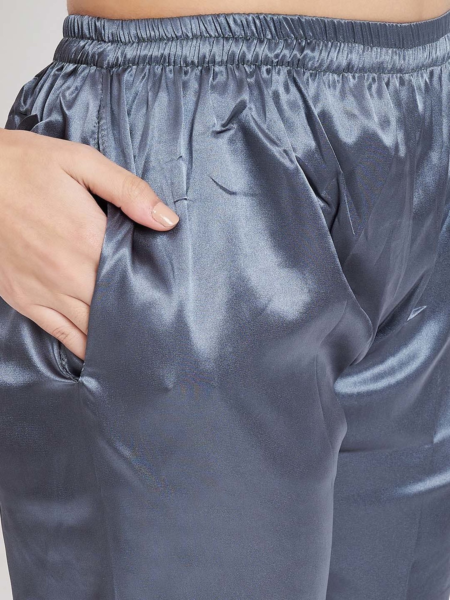 KOI SLEEPWEAR Grey Shirt With Pyjamas