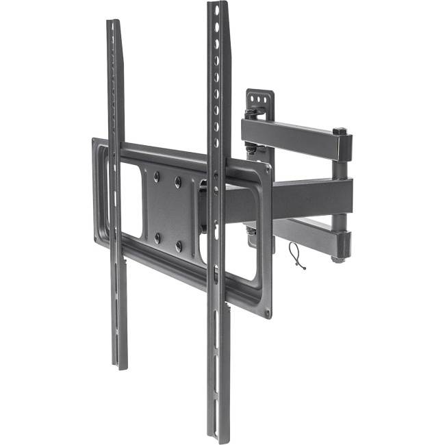 Manhattan 461320 Universal Lcd Full-Motion Wall Mount, Holds One 32 To 55 Flat-Panel Or Curved Tv