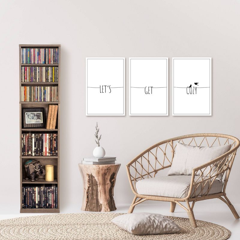 Herrin Adjustable Media Cabinet Charcoal Gray - Atlantic