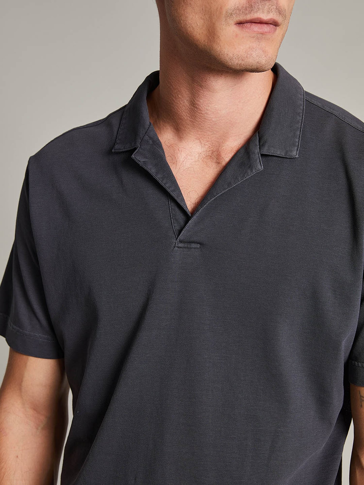 Matinique Navy Short Sleeves Polo T-Shirt