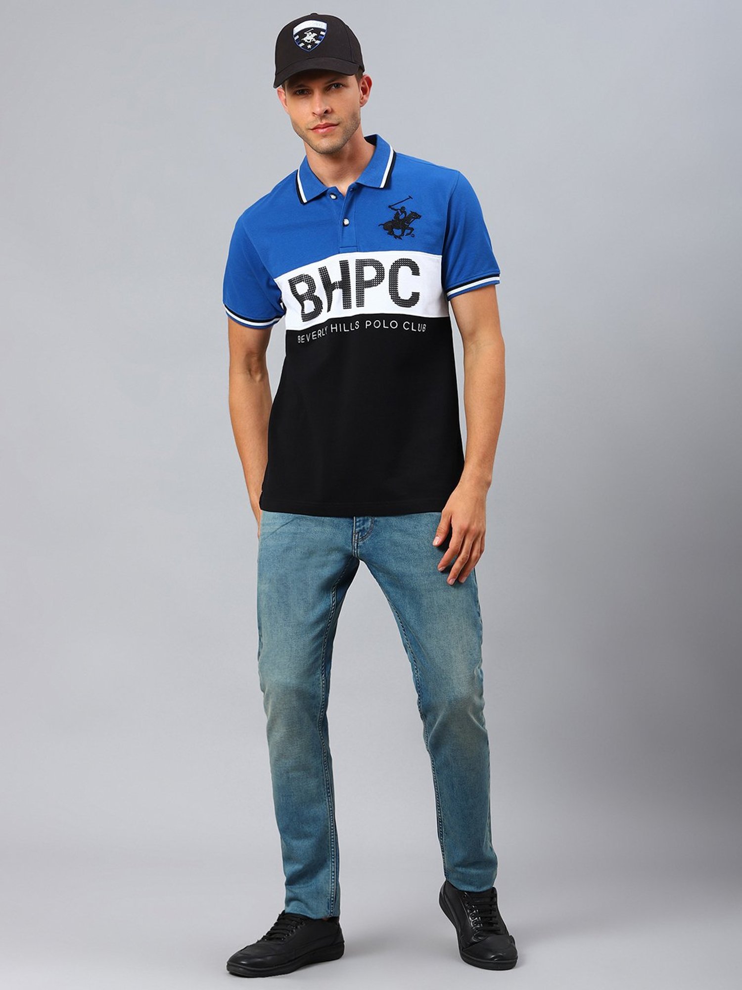 Beverly Hills Polo Club Blue Polo T-Shirt