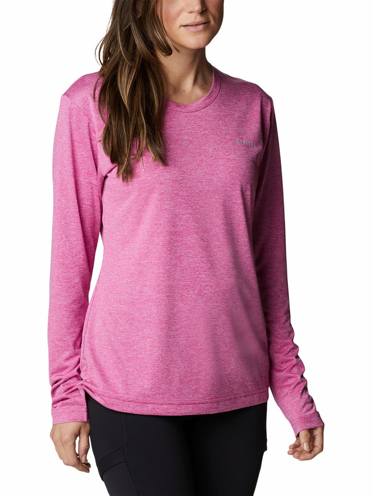 Columbia Pink Round Neck T-Shirt