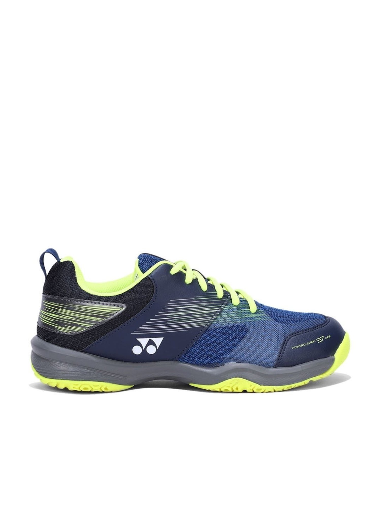 Yonex Badminton Shoe SHB37EX WIDE NAVY YELLOW NON MARKING POWER CUSHION