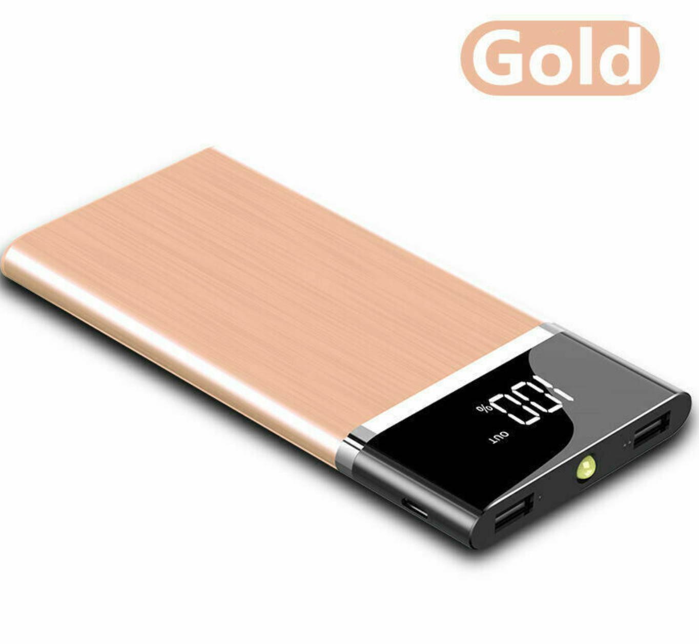 Ultra-thin Portable External Battery Huge Capacity Power Bank 900000mAh Charger