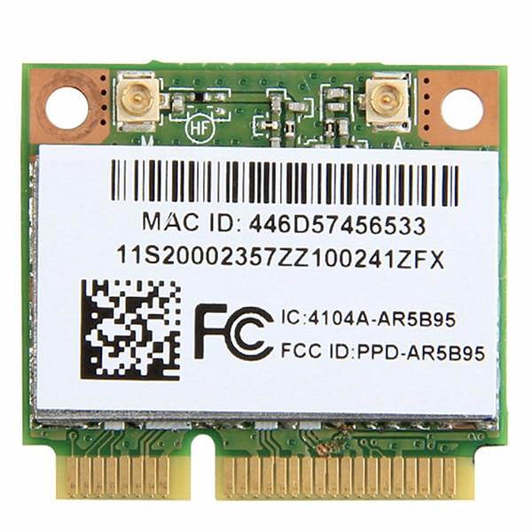 Atheros AR5B95 Wireless WiFi Card 802.11b/g/n Half Mini PCI-E network express Wi-fi WLAN Card for Dell Acer Asus Samsung