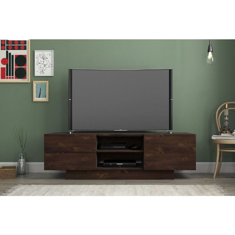 Morello TV Stand for TVs up to 66" Truffle - Nexera