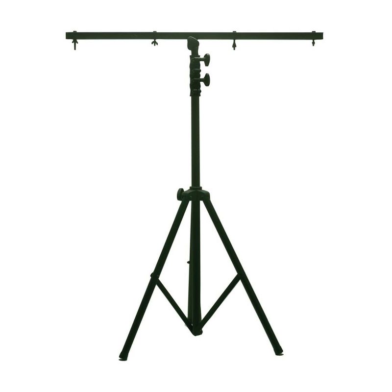 American DJ 9 Foot Tri32 Eliminator Portable Black Lighting Tripod Light Stand Stage Lighting System with Cross Bar