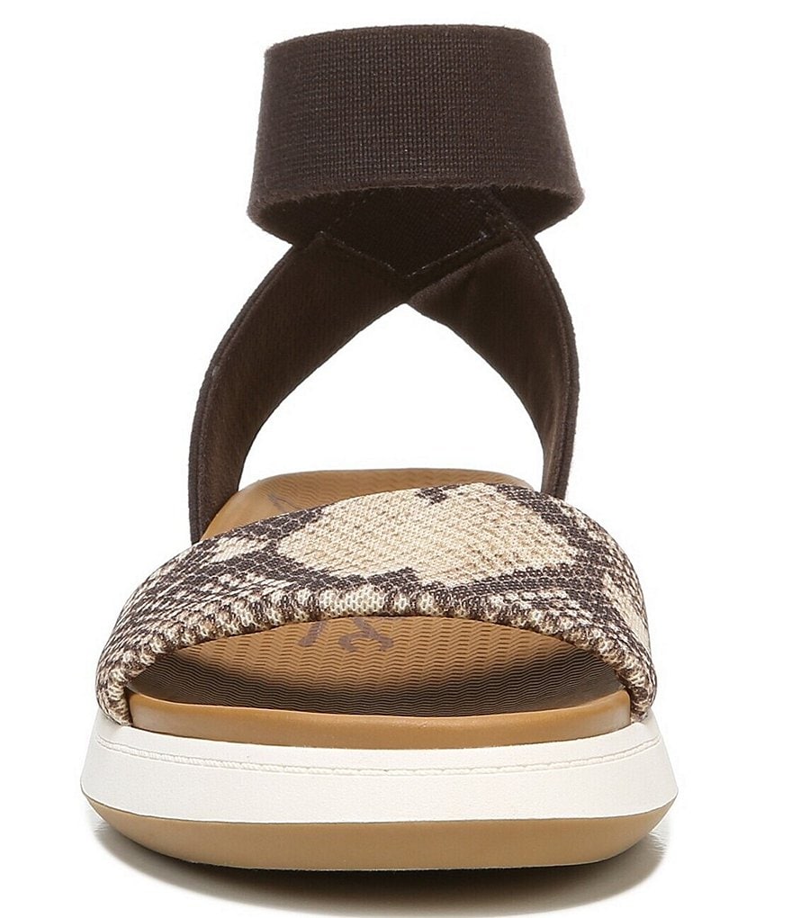 Zodiac Cyprus Snake Print Flatform Sandals